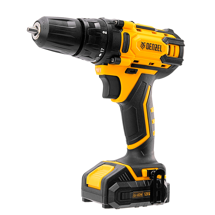 Дрель-шуруповерт DENZEL 12В