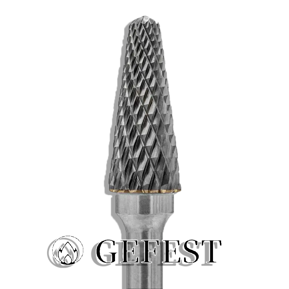 Борфреза F,L сфероконич. ф22 тв.спл.